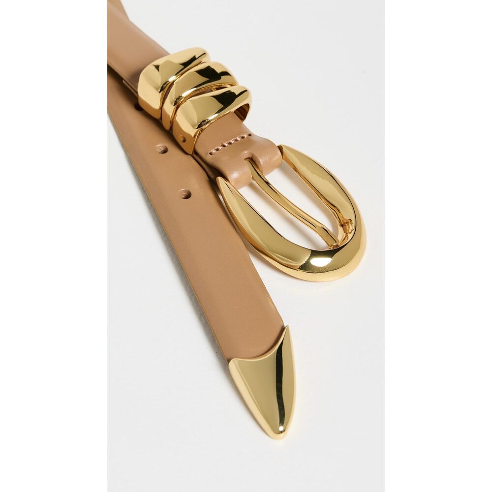 1755 Women's Triple Metal Keeper Belt, Desert Camel, Tan - Picture 4 of 4
